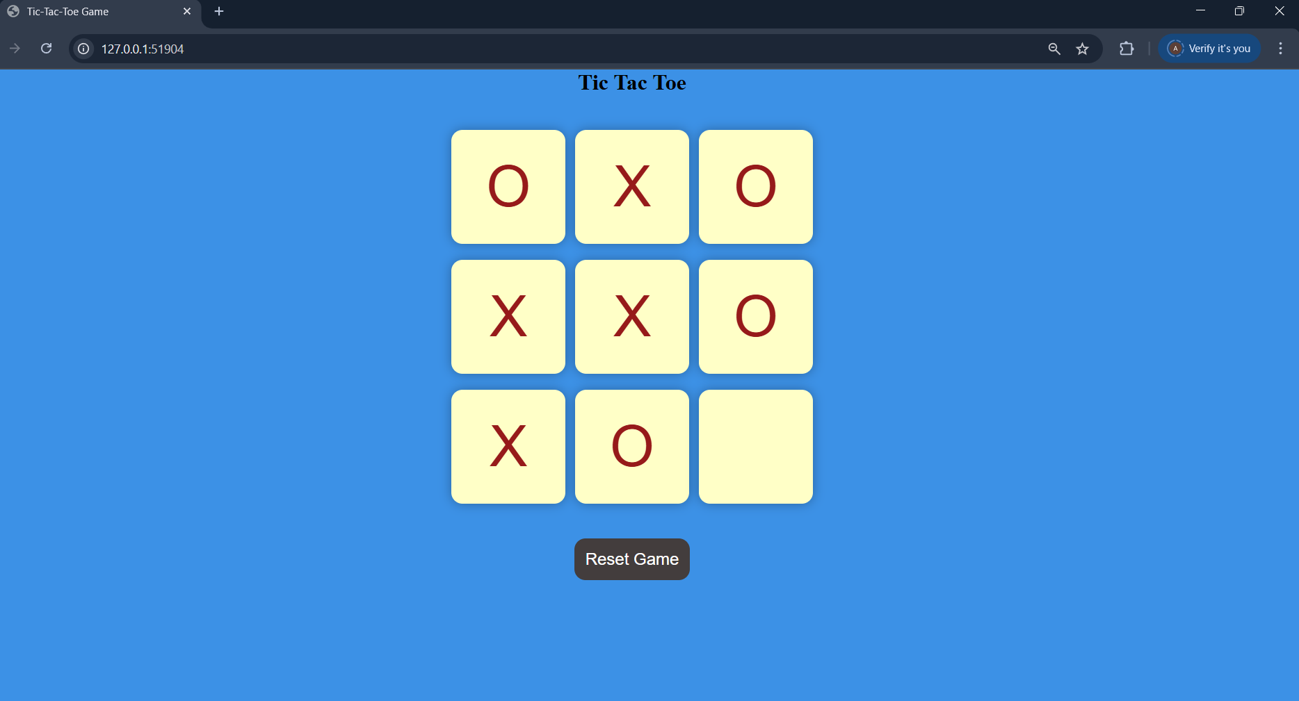 Tic-Tac-Toe-Game